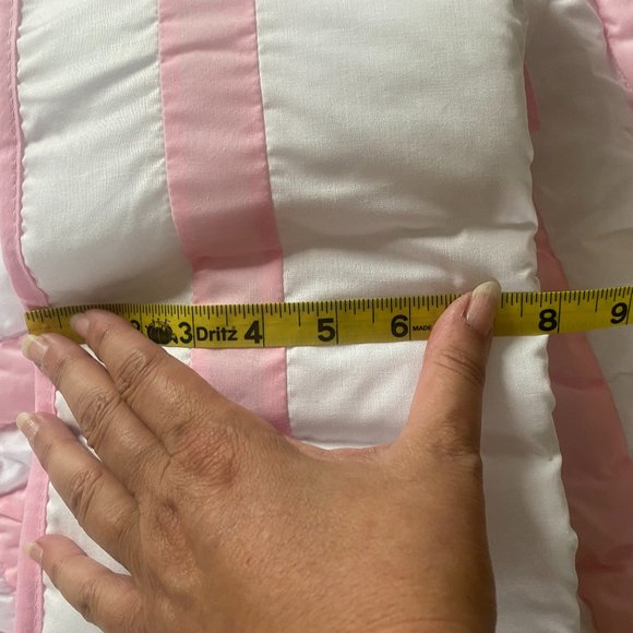 💋 4 FOR $50 / BABY'S PINK AND WHITE BASSINET SET (NEW) - Picture 7 of 7